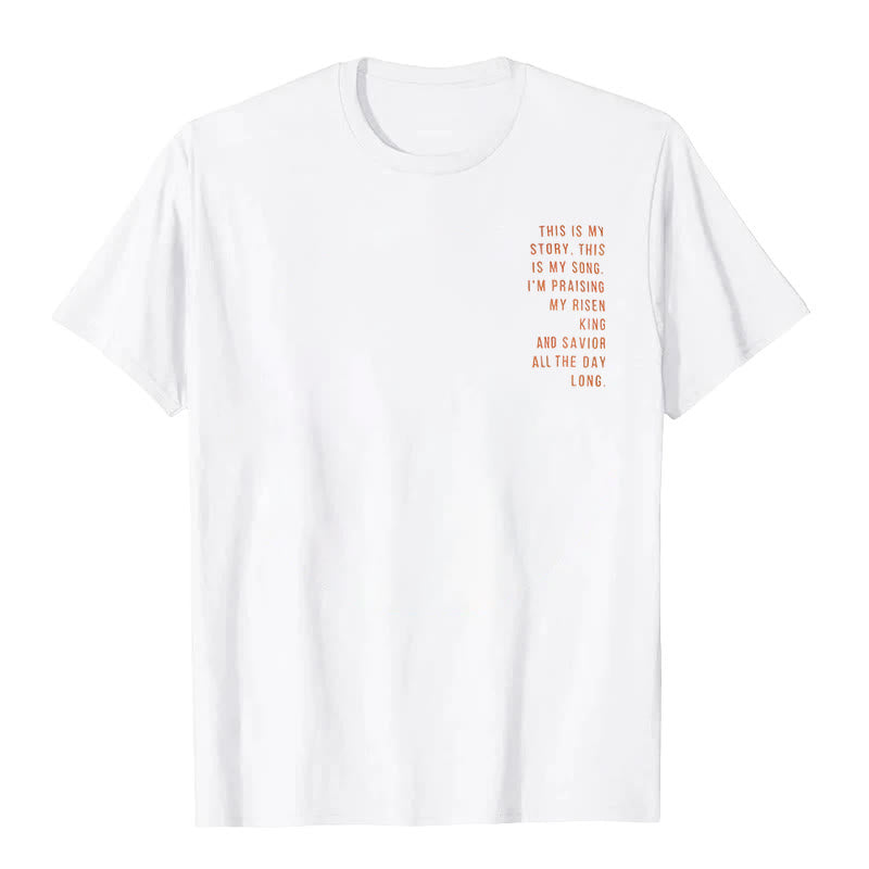 Christianartworkshop This is My Story, This is My Song Graphic T-Shirt  - image 7
