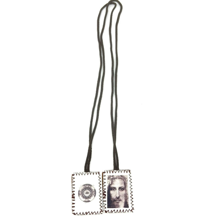 Christianartworkshop Jesus' Holy Face and Sacred Emblem of Mercy Scapular - image 2