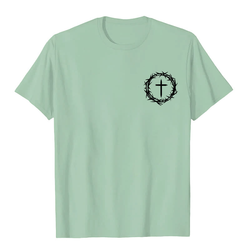 Christianartworkshop A Lot Can Happen In 3 Days Thorn Crown Cross Unisex T-shirt - image 20