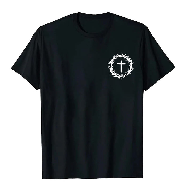 Christianartworkshop A Lot Can Happen In 3 Days Thorn Crown Cross Unisex T-shirt - image 4