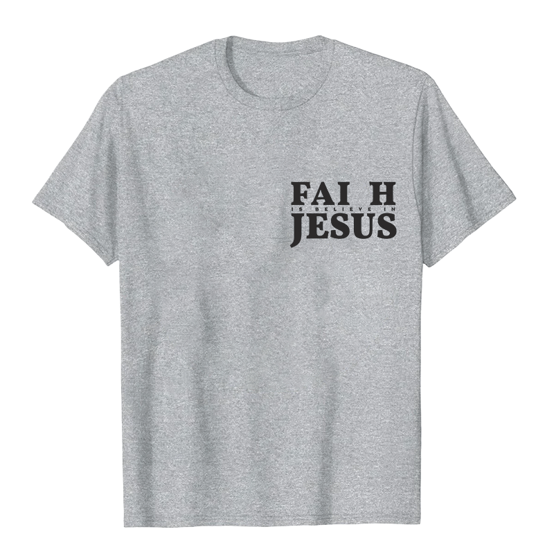 Christianartworkshop Faith Is Believe In Jesus with Matthew 6:6 Unisex T-shirt - image 11