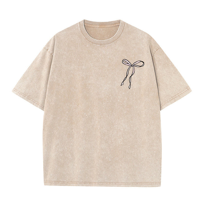 Christianartworkshop Faith Over Fear Unisex Washed T-Shirt - image 6