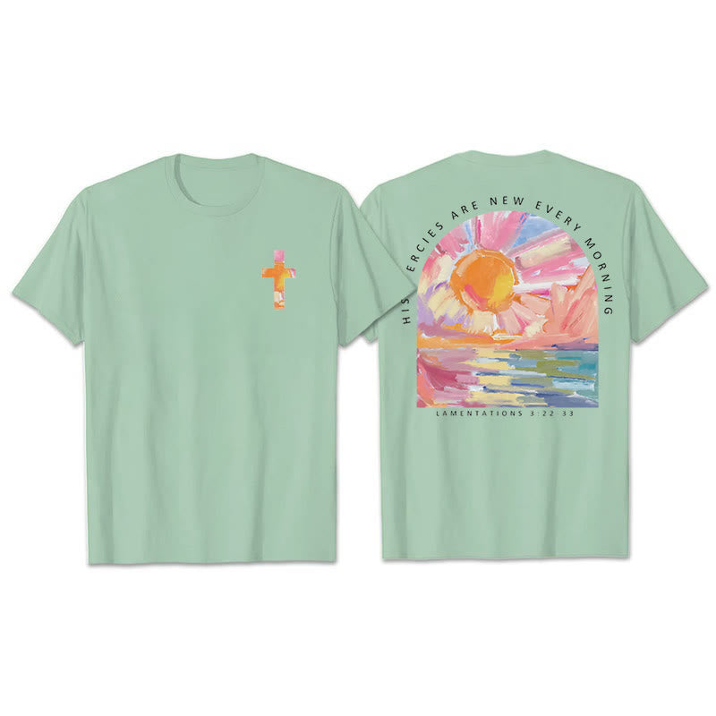 Christianartworkshop His Mercies Are New Every Morning T-Shirt