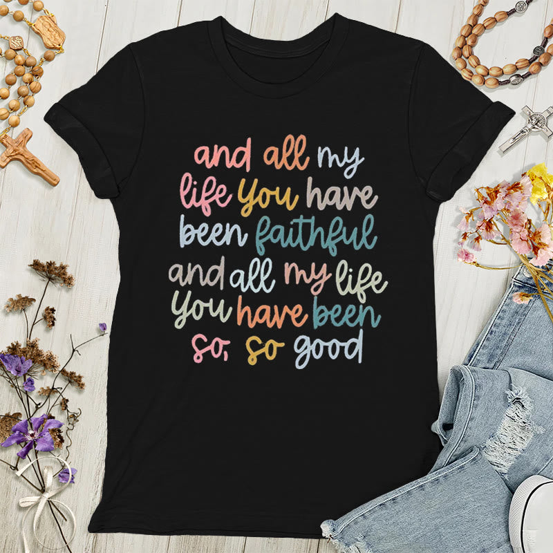 Christianartworkshop Faith's Glow: Vibrant Message Women's T-shirt - Black - 4XL - image 0