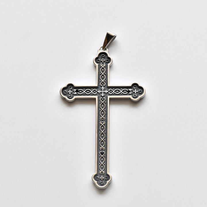 Christianartworkshop Retro Sterling Silver Amulet INRI Cross Pendant Necklace: A Emblem of Grace - image 2