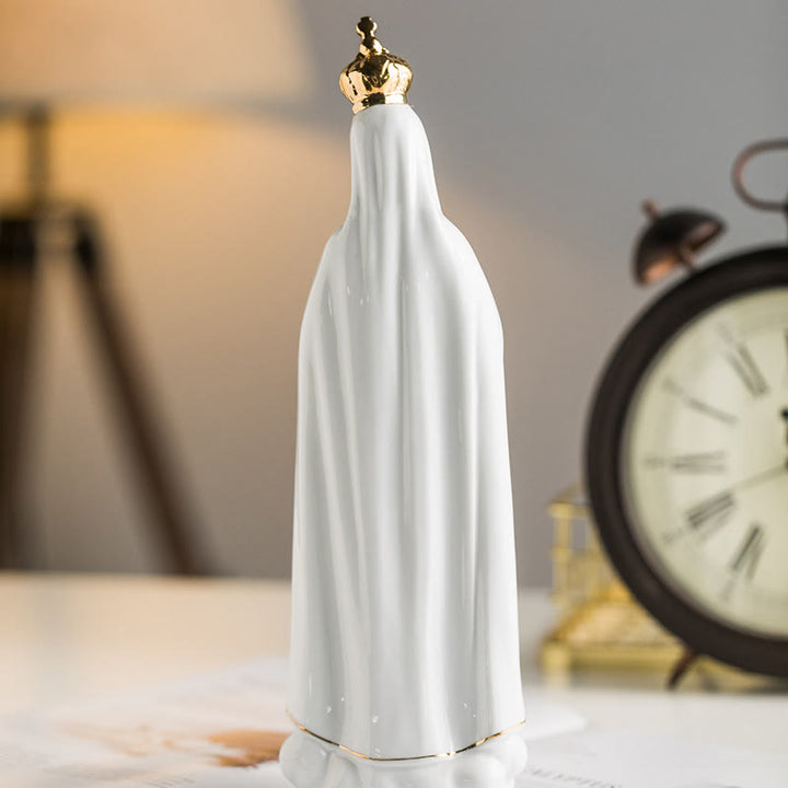 Christianartworkshop Classic Our Lady of Fatima Statue Sacred Home Ornament for Prayer Corners  - image 5