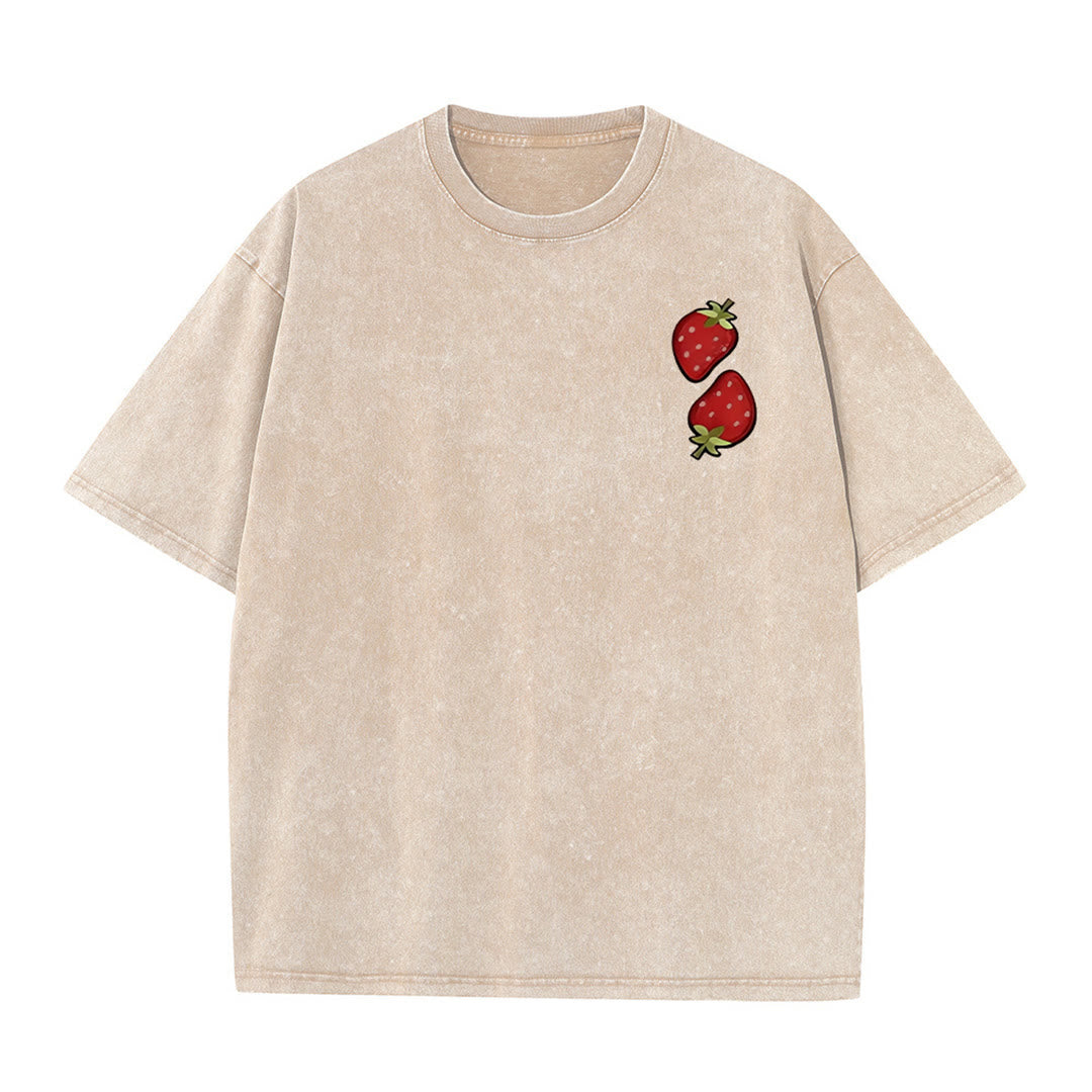 Christianartworkshop Fruit Of The Spirit Double Sided Unisex Washed T-shirt - image 4