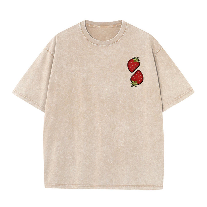 Christianartworkshop Fruit Of The Spirit Double Sided Unisex Washed T-shirt - image 4