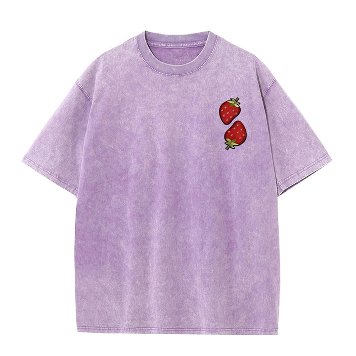 Christianartworkshop Fruit Of The Spirit Double Sided Unisex Washed T-shirt - image 12