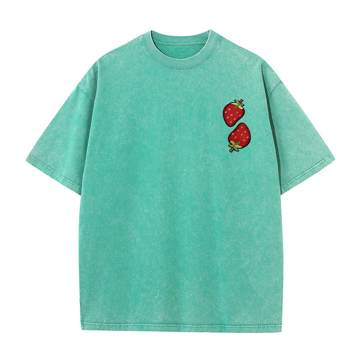 Christianartworkshop Fruit Of The Spirit Double Sided Unisex Washed T-shirt - image 14