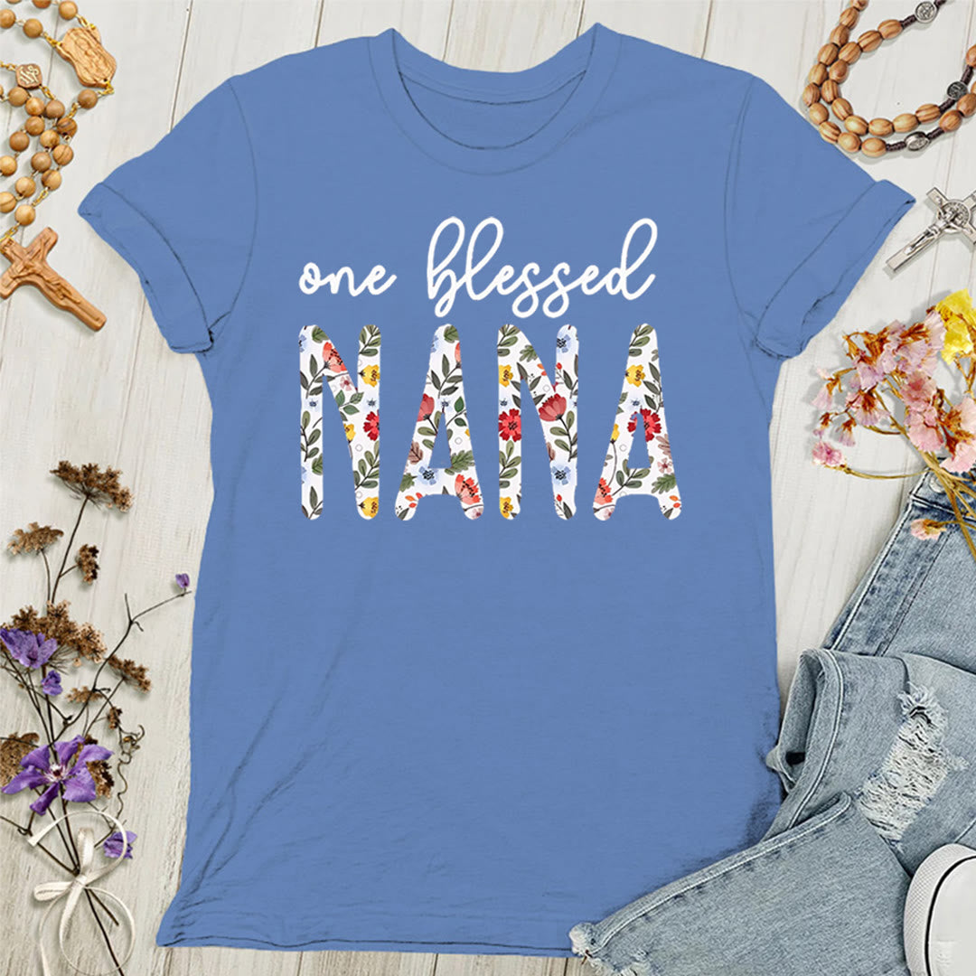 Christianartworkshop One Blessed Nana Women's T-shirt