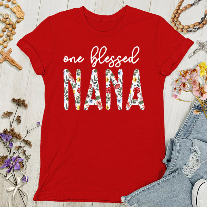 Christianartworkshop One Blessed Nana Women's T-shirt