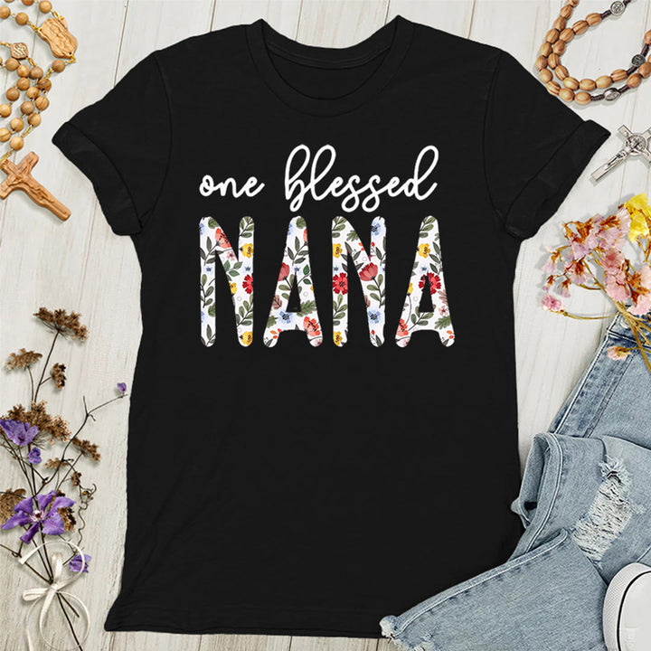 Christianartworkshop One Blessed Nana Women's T-shirt