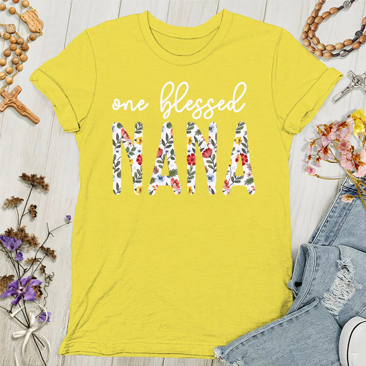 Christianartworkshop One Blessed Nana Women's T-shirt