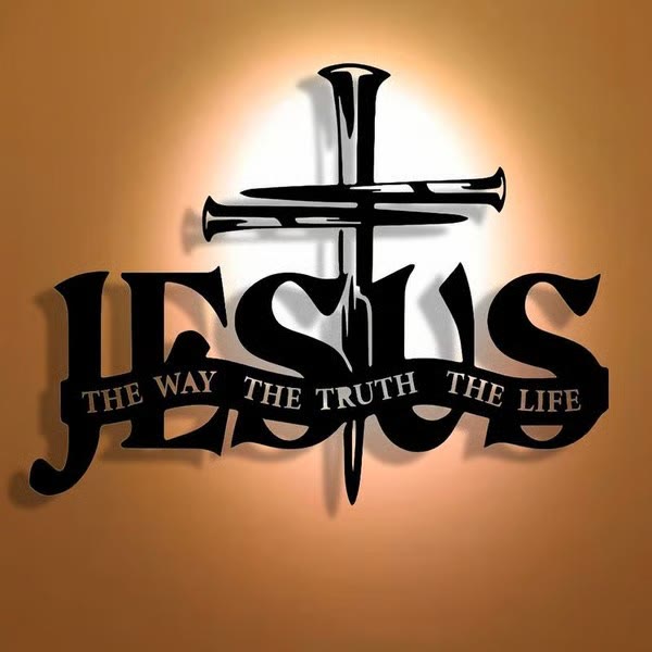 Christianartworkshop Faithful Jesus & Cross Design Metal Wall Decor Home Decoration - image 0