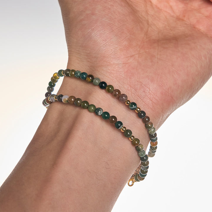 Christianartworkshop Handmade Earth Tone Rosary Bracelets with Cross & St. Benedict Charm - image 4