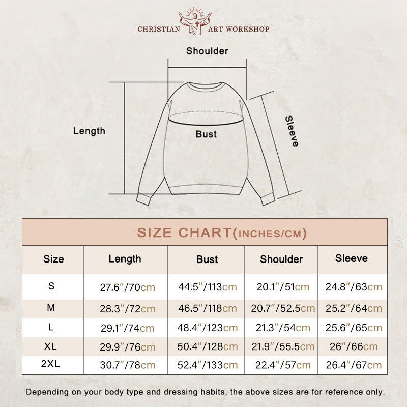 Christianartworkshop Seasons Change Lord Remains Butterfly Motif Fleece Lined Polyester Sweatshirt - image 2