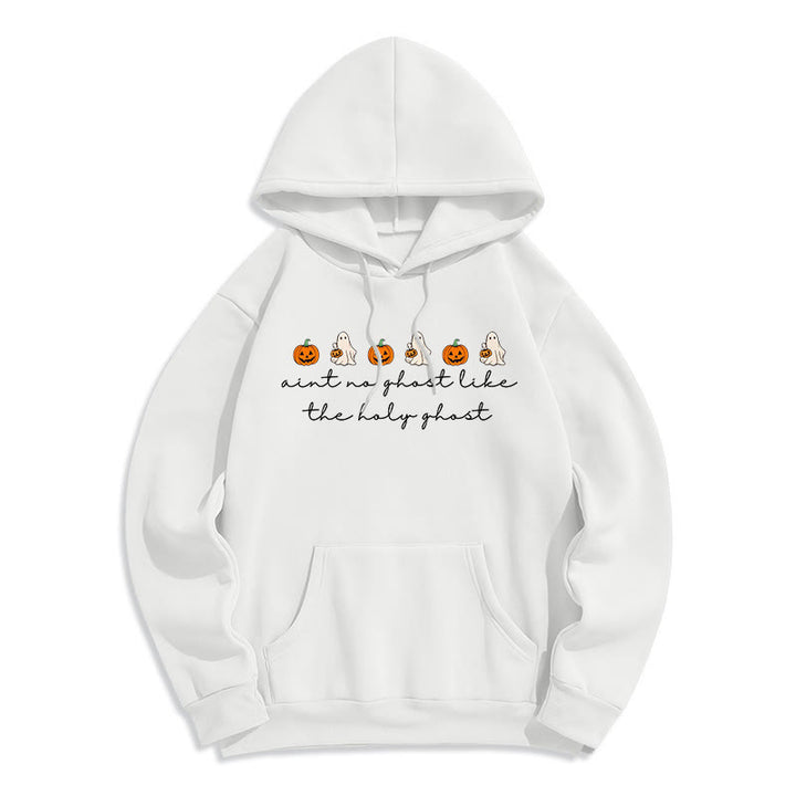 Christianartworkshop No Ghost Like the Holy Ghost Fleece Lined Polyester Hoodie - White - 2XL - image 4