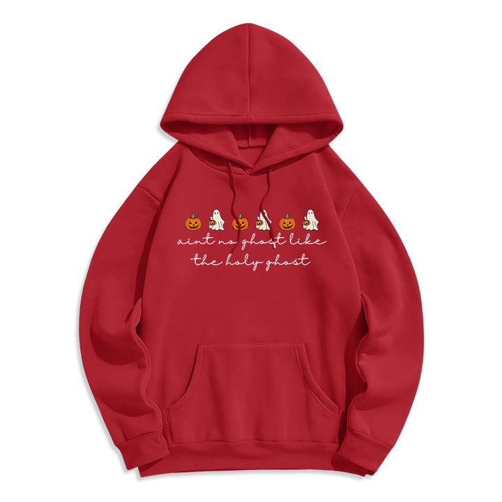 Christianartworkshop No Ghost Like the Holy Ghost Fleece Lined Polyester Hoodie - Red - 2XL - image 8