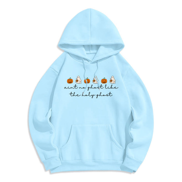 Christianartworkshop No Ghost Like the Holy Ghost Fleece Lined Polyester Hoodie - Blue - 2XL - image 6