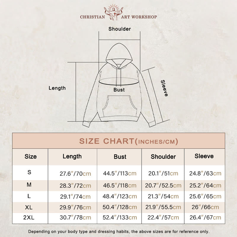 Christianartworkshop Seasons Change Lord Remains Butterfly Motif Fleece Lined Polyester Hoodie - image 1