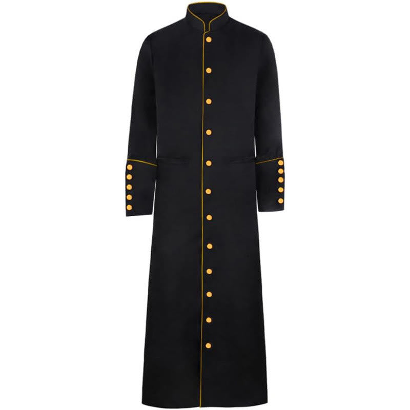 Christianartworkshop Classic Multicolor Clergy Robe with Contrast Trim & Medieval Elegance - image 3