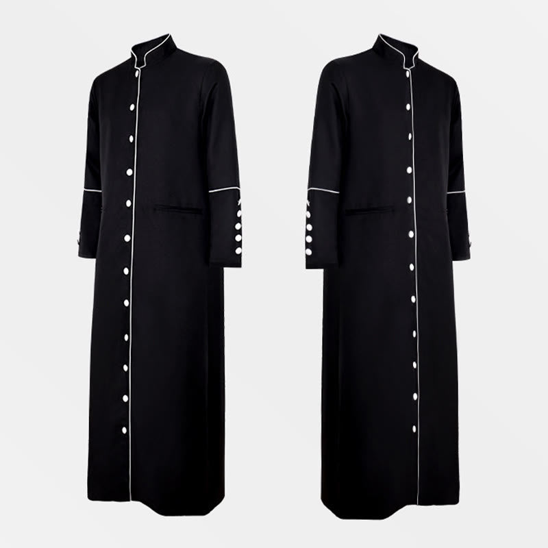 Christianartworkshop Classic Multicolor Clergy Robe with Contrast Trim & Medieval Elegance - image 9