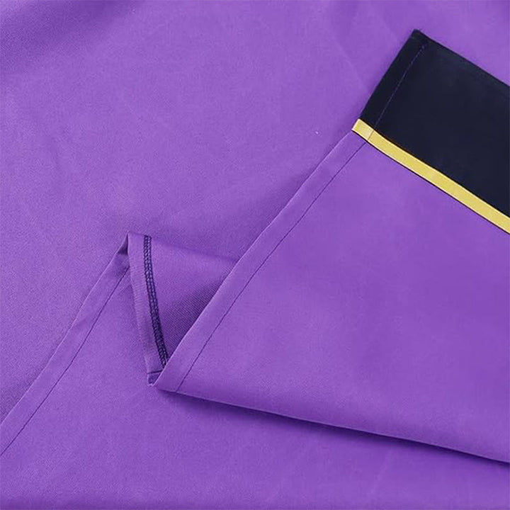 Christianartworkshop Ornate Purple Clergy Robe with Golden Cross & Striped Style - image 6