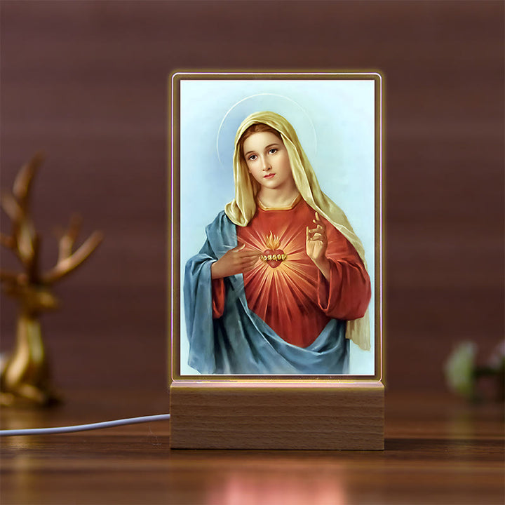 Christianartworkshop Sacred Art Religious Icon Warm Glow Night Light: Carry Presence Every Night - D - image 4