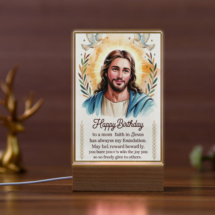 Christianartworkshop Jesus & Mary Religious Night Light: Inherit Blessed Spiritual Legacy - E - image 4