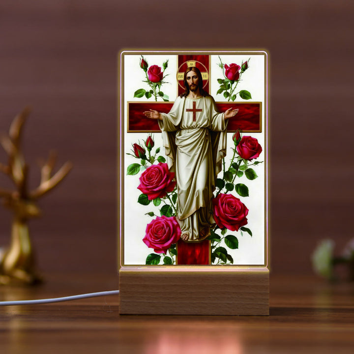 Christianartworkshop Jesus & Mary Religious Night Light: Inherit Blessed Spiritual Legacy - F - image 6