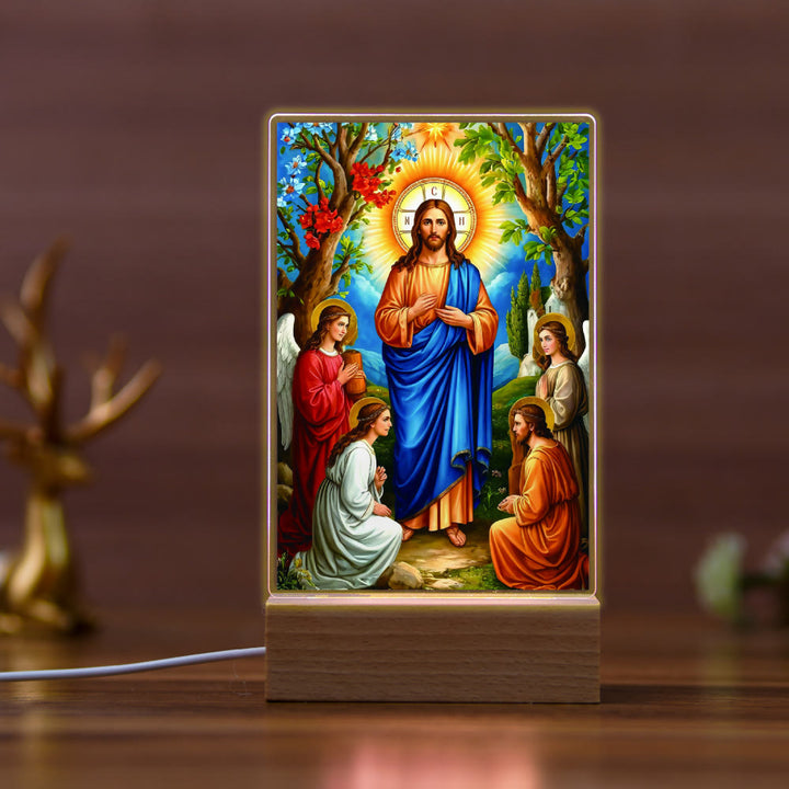 Christianartworkshop Jesus & Mary Religious Night Light: Inherit Blessed Spiritual Legacy - I - image 8