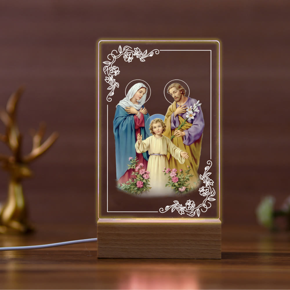 Christianartworkshop Religious Jesus Icon Healing Scene Night Light: Art & Natural Beauty - K - image 10