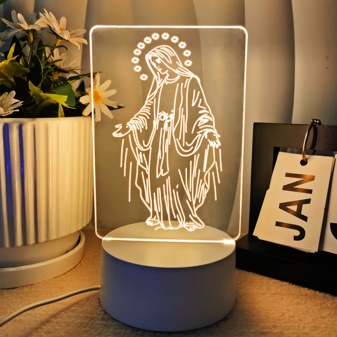 Christianartworkshop Faith-Filled Gift Holy Icons Night Light: Keep Sacred Moments Nearby - R - image 17