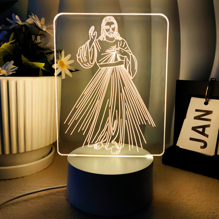 Christianartworkshop Faith-Filled Gift Holy Icons Night Light: Keep Sacred Moments Nearby - N - image 13