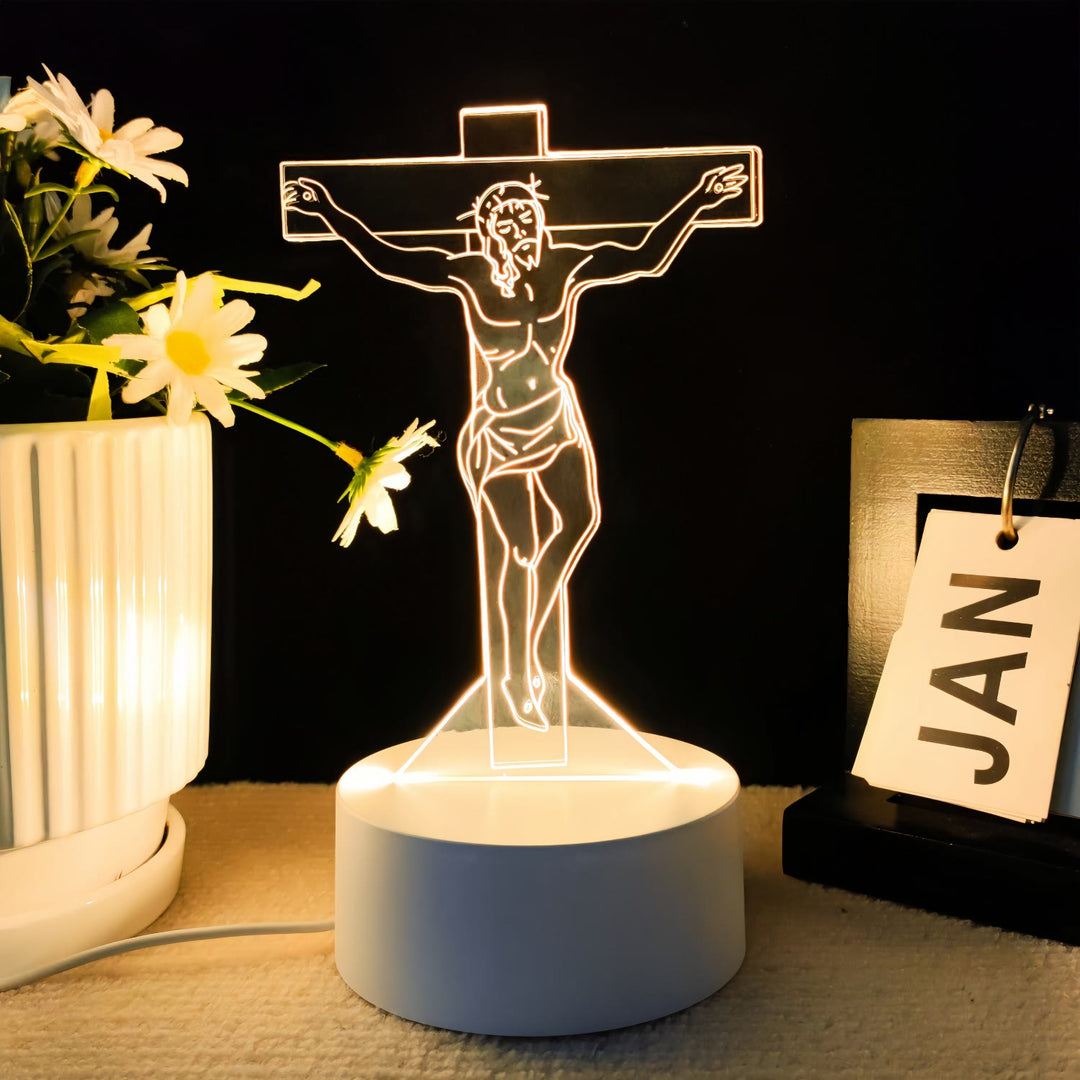 Christianartworkshop Faith-Filled Gift Holy Icons Night Light: Keep Sacred Moments Nearby - J - image 9