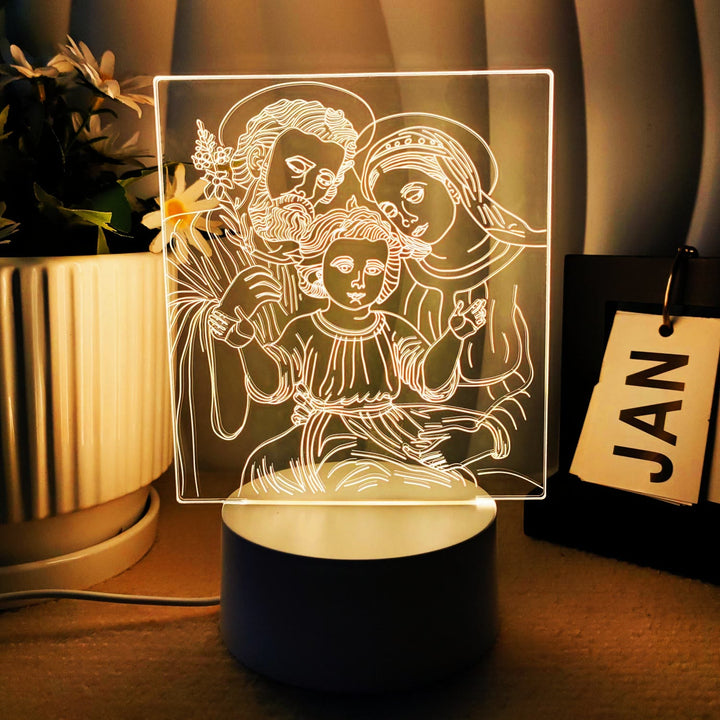Christianartworkshop Faith-Filled Gift Holy Icons Night Light: Keep Sacred Moments Nearby - G - image 6