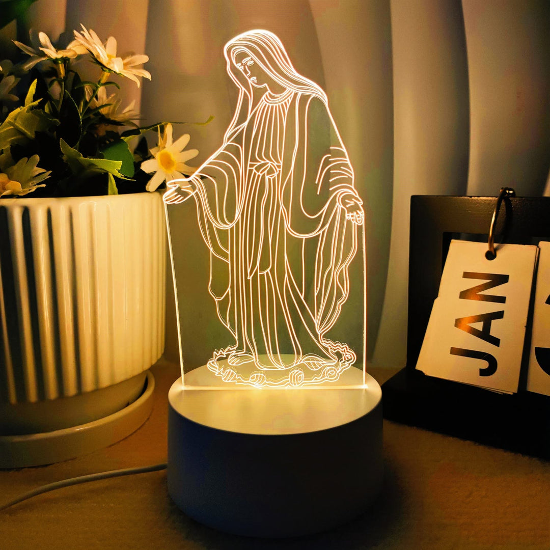 Christianartworkshop Faith-Filled Gift Holy Icons Night Light: Keep Sacred Moments Nearby - I - image 8