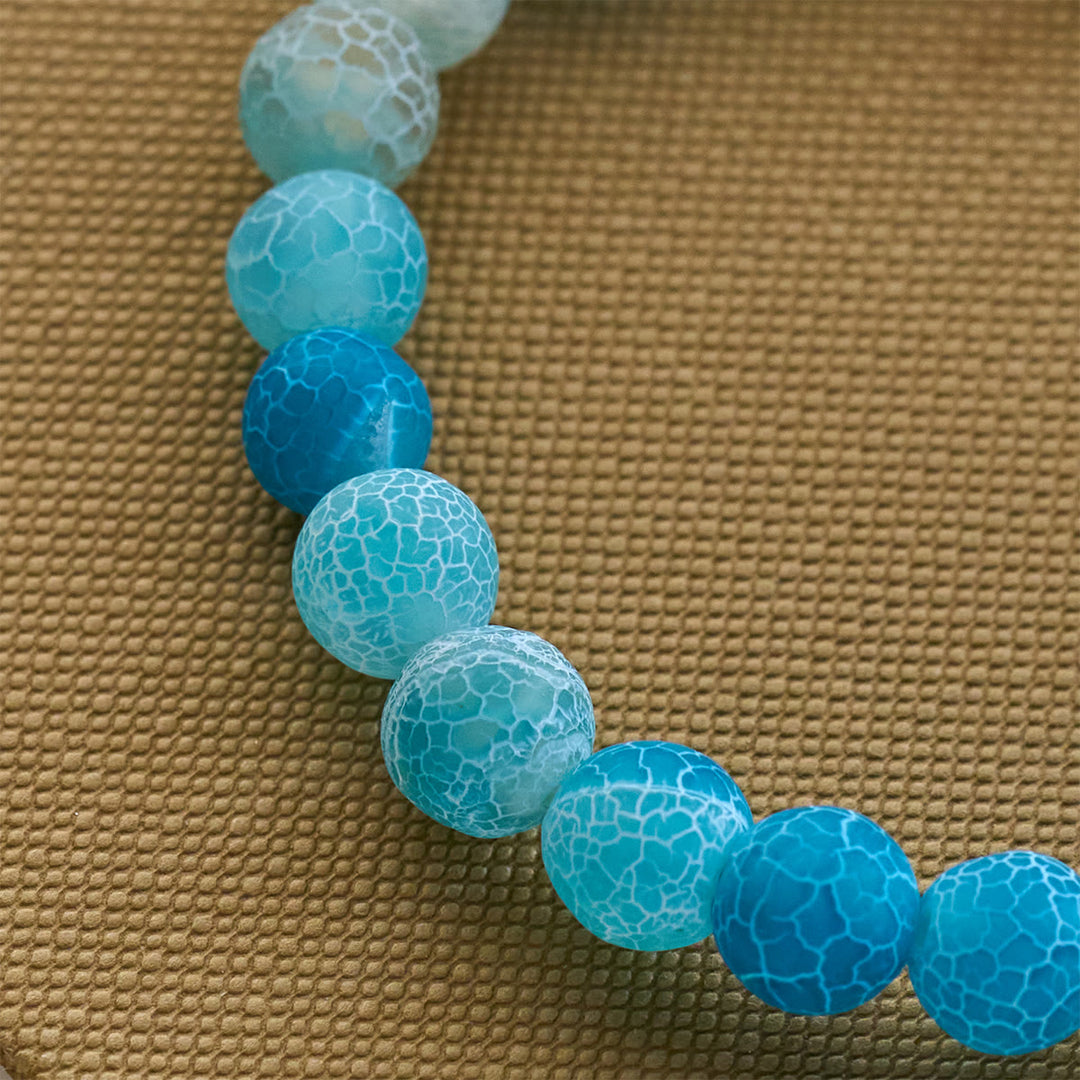 Christianartworkshop Ocean Grace Dolphin Blessing Bracelet with Natural Malachite and Ichthys Charm - image 13