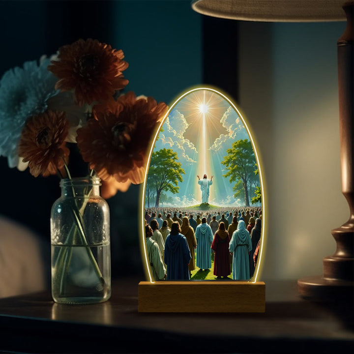 Christianartworkshop Comforting Jesus and Virgin Mary Prayer Moments Night Light - F - image 10