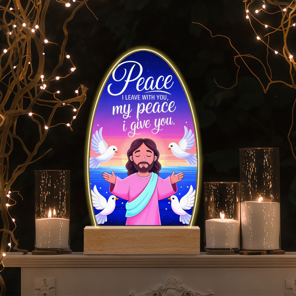 Christianartworkshop Comforting Jesus and Virgin Mary Prayer Moments Night Light - I - image 13