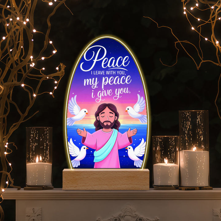 Christianartworkshop Comforting Jesus and Virgin Mary Prayer Moments Night Light - I - image 13
