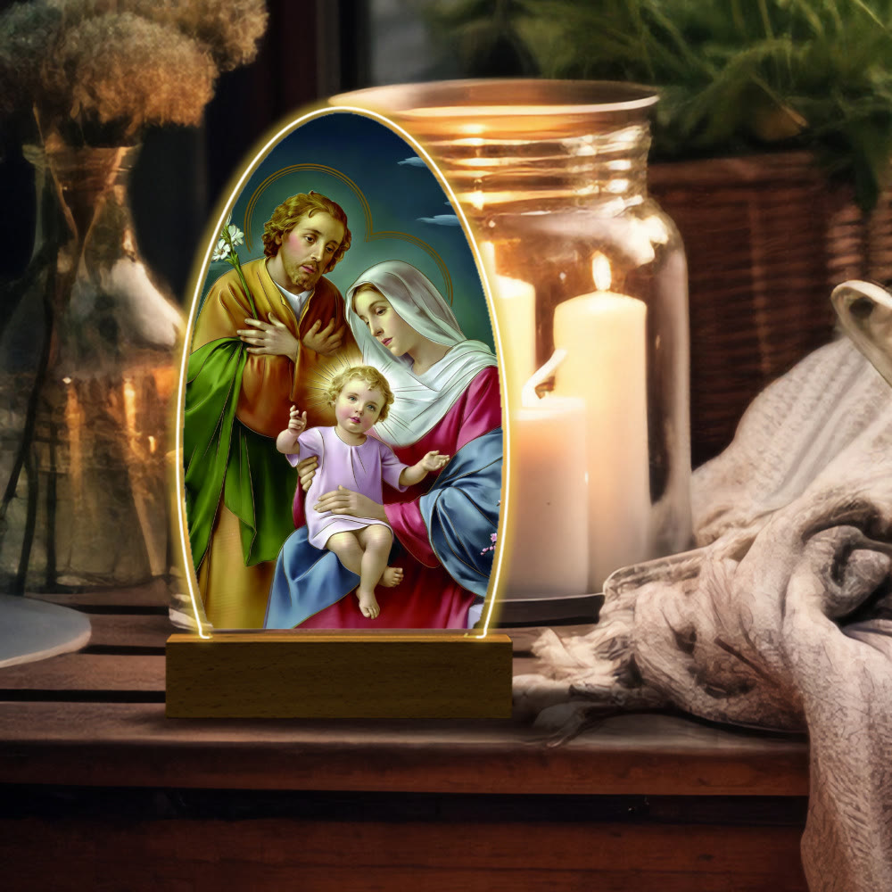 Christianartworkshop Blessed Christian Saints Night Light: Evening Companion for Reflection - D - image 7