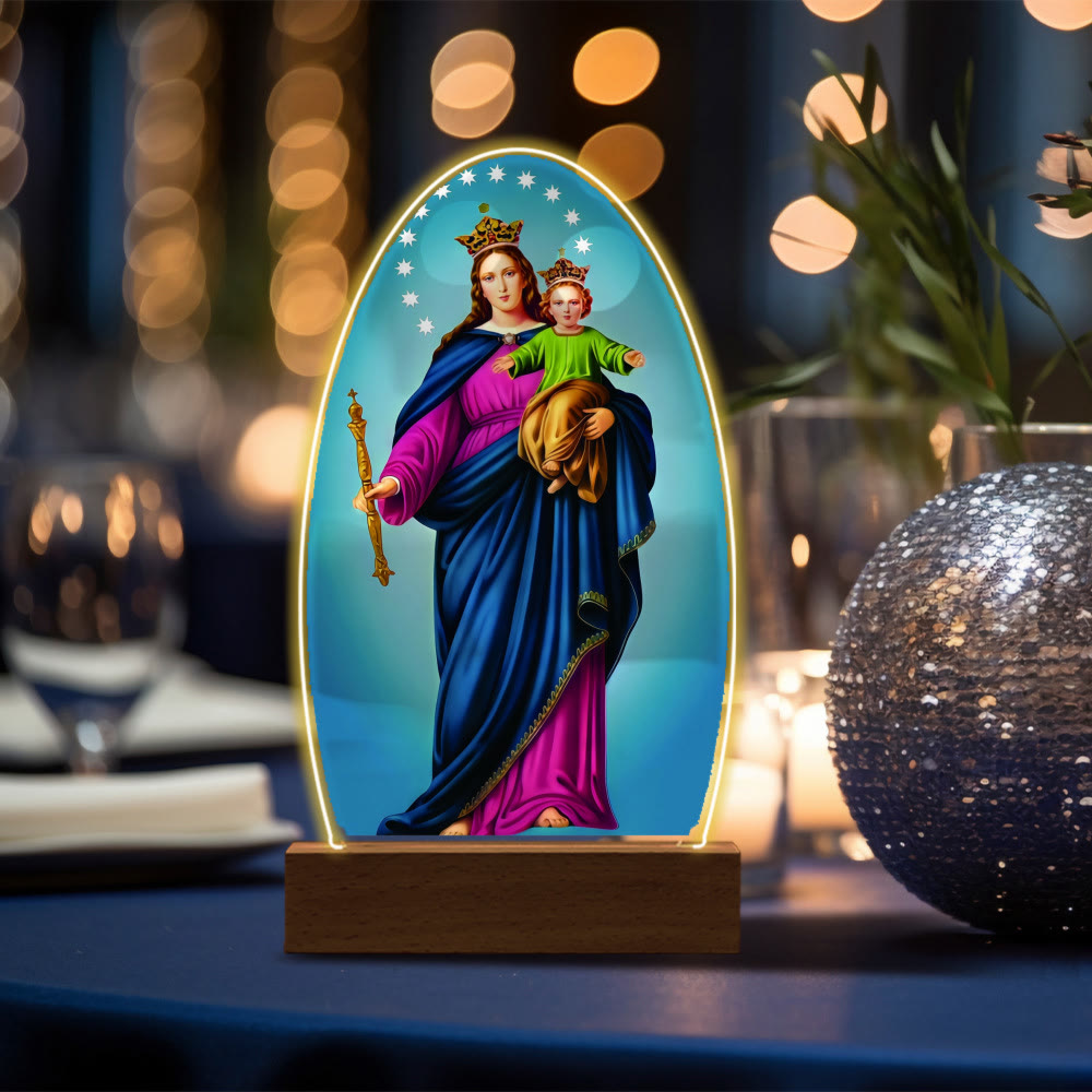 Christianartworkshop Blessed Christian Saints Night Light: Evening Companion for Reflection - F - image 9