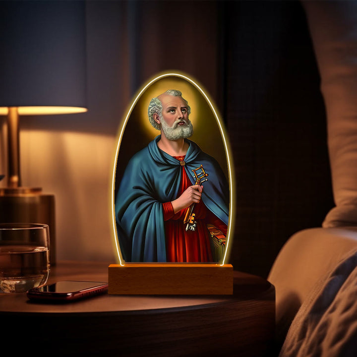 Christianartworkshop Blessed Christian Saints Night Light: Evening Companion for Reflection - H - image 11