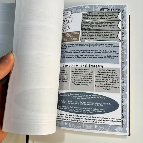Christianartworkshop 66-Page Bible Study Guide Journal for Daily Devotions and Group Study - image 8