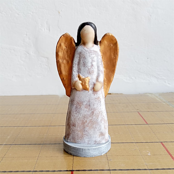 Christianartworkshop Classic Resin Abstract Angel Nativity Decoration: A Rare Emblem of Christmas Devotion - image 6