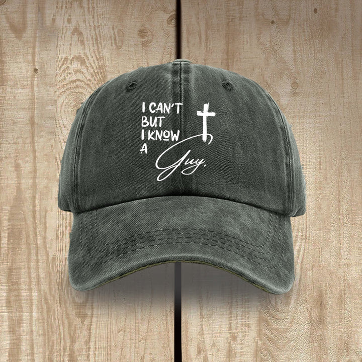 Christianartworkshop I Can't He Can Jesus Cross Everyday Faith Washed Cotton Hat - Army Green - image 7