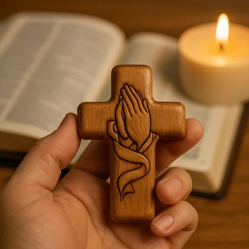 Christianartworkshop Classic Pocket Prayer Cross Gift Ensemble: A Cherished Symbol of Peace - image 1