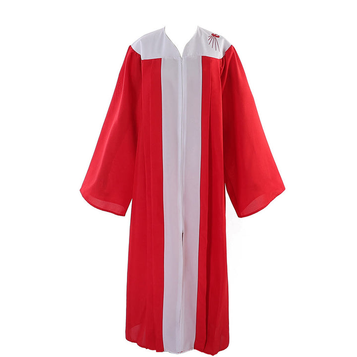 Christianartworkshop Elegant Red Clergy Robe with Dove of the Holy Spirit: Serve with Faith and Light - image 3